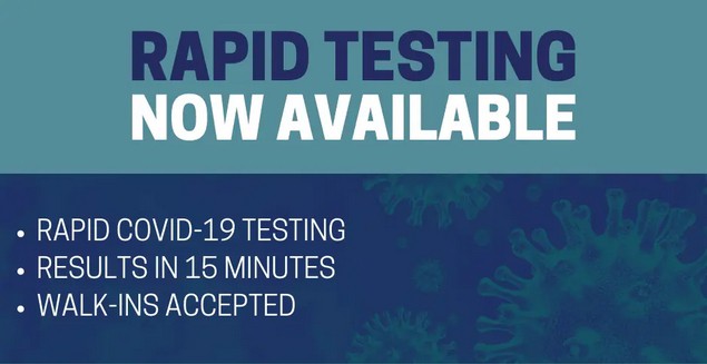 Rapid Testing Now Available